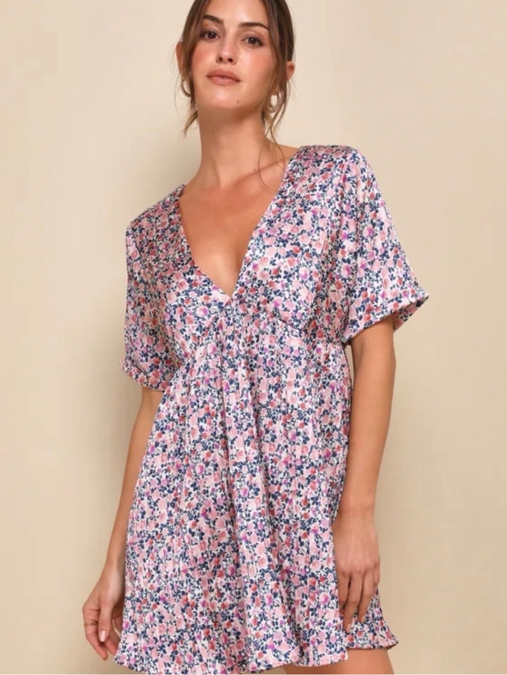 Lulus Floral Baby Doll Dress